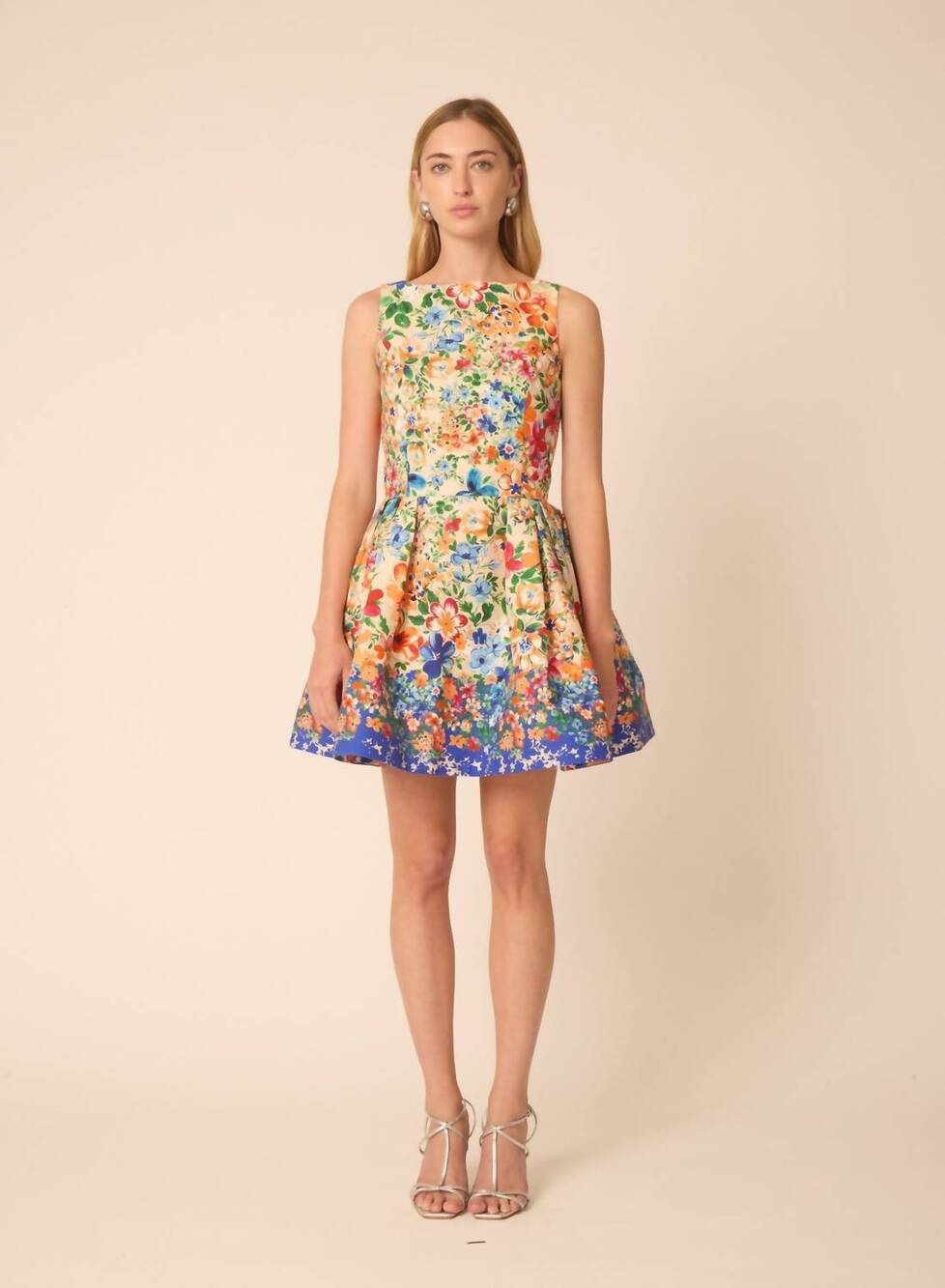 NEW GILNER FARRAR adrianne dress in valley of flowers